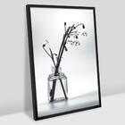 Quadro Decorativo Flor Abstrata 60x90x2,8 Pvc Luven Pre