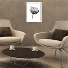 Quadro Decorativo Flor De Lotus Black And White