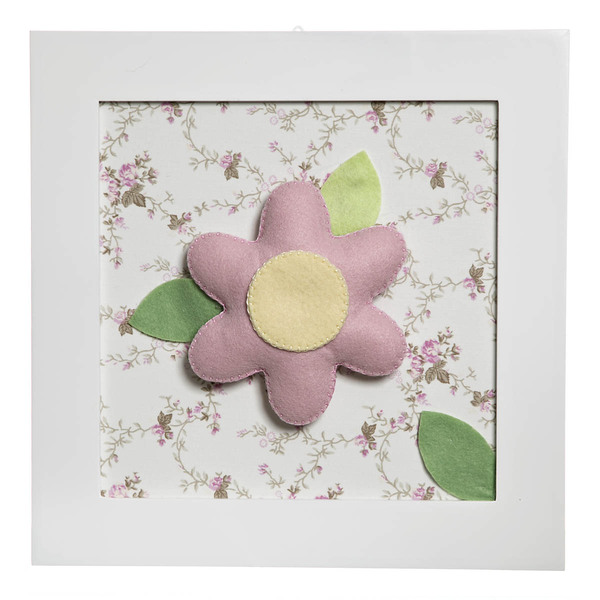 Quadro Decorativo Flor Quarto Bebê Infantil