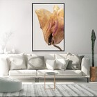 Quadro Decorativo Flor Seca Com Moldura E Sem Vidro 100x160