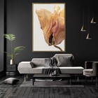 Quadro Decorativo Flor Seca Com Moldura E Sem Vidro 100x160