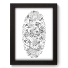 Quadro Decorativo - Floral - 19cm X 25cm - 039qdfp
