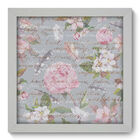 Quadro Decorativo - Floral - 22cm X 22cm - 051qdfb