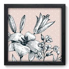 Quadro Decorativo - Floral - 33cm X 33cm - 062qdbp