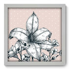 Quadro Decorativo - Floral - 33cm X 33cm - 063qdbb