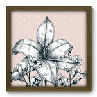 Quadro Decorativo - Floral - 33cm X 33cm - 063qdbm