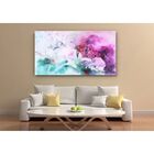 Quadro Decorativo Floral Abstrato Buquê - 180x135cm