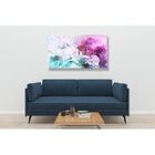 Quadro Decorativo Floral Abstrato Buquê - 180x135cm
