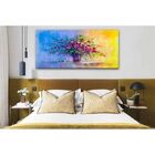 Quadro Decorativo Floral Bouquet Flowers - 150x80cm
