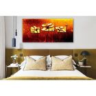 Quadro Decorativo Floral Contemporâneo Conceitual Kayra - 120