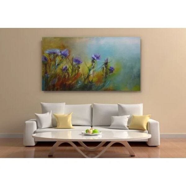 Quadro Decorativo Floral Contemporâneo Flores Alla Prima - 90