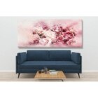 Quadro Decorativo Floral Flower Pink - 90x60cm