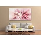 Quadro Decorativo Floral Flower Pink - 90x60cm