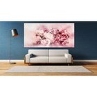 Quadro Decorativo Floral Flower Pink - 90x60cm