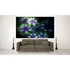 Quadro Decorativo Floral Fractal Flowers - 180x135cm
