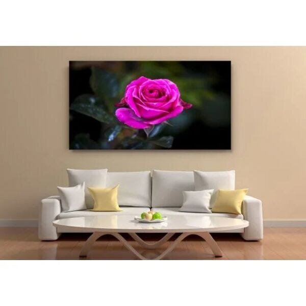 Quadro Decorativo Floral Garden Rose - 90x60cm