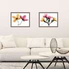 Quadro Decorativo Floral I Imbuia