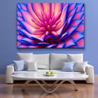 Quadro Decorativo Floral Neon Crysanthemum - 150x100 Cm
