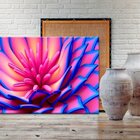 Quadro Decorativo Floral Neon Crysanthemum - 150x100 Cm