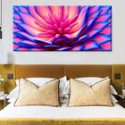 Quadro Decorativo Floral Neon Crysanthemum - 150x100 Cm