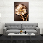 Quadro Decorativo Floral Pingos De Ouro - 120x80 Cm