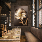 Quadro Decorativo Floral Pingos De Ouro - 200x100 Cm