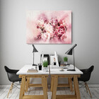 Quadro Decorativo Floral Pink Flowers - 200x120cm