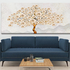 Quadro Decorativo Floral Roses Tree - 150x80 Cm