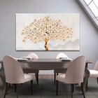 Quadro Decorativo Floral Roses Tree - 150x80 Cm