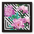 Quadro Decorativo - Flores - 22cm X 22cm - 029qnfap