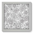 Quadro Decorativo - Flores - 22cm X 22cm - 038qdfb