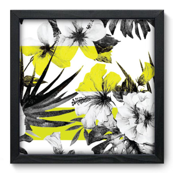 Quadro Decorativo - Flores - 33cm X 33cm - 026qnfbp