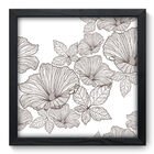Quadro Decorativo - Flores - 33cm X 33cm - 080qdfp