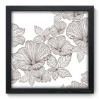 Quadro Decorativo - Flores - 33cm X 33cm - 080qdfp