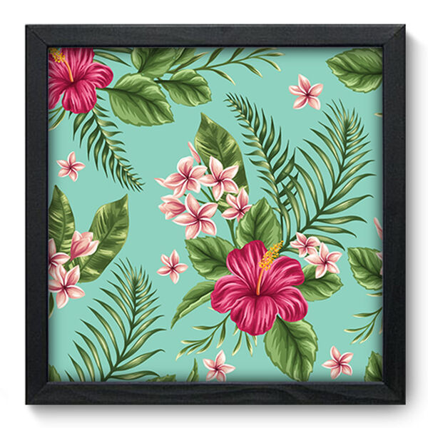 Quadro Decorativo - Flores - 33cm X 33cm - 136qdfp