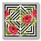 Quadro Decorativo - Flores - 33cm X 33cm - 137qdfb