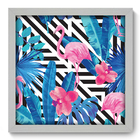 Quadro Decorativo - Flores - 33cm X 33cm - 138qdfb