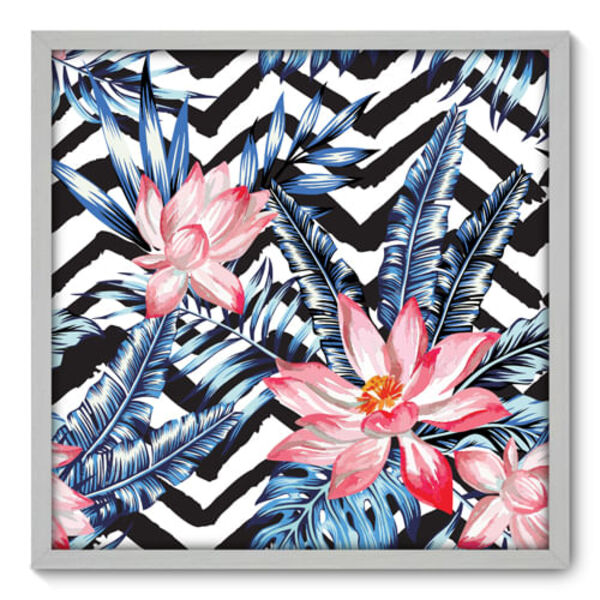 Quadro Decorativo - Flores - 70cm X 70cm - 031qnfdb