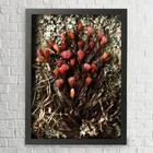 Quadro Decorativo Flores Desidratadas Arapuama 30x42