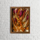 Quadro Decorativo Flores Desidratadas Eucalipto 21x30