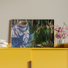 Quadro Decorativo Flores E Fohas Costela De Adao Gold And Gre