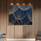 Quadro Decorativo Flores E Folhas Dente De Leão Com Moldura D