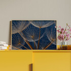 Quadro Decorativo Flores E Folhas Dente De Leão Com Moldura D