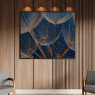 Quadro Decorativo Flores E Folhas Dente De Leão Com Moldura P