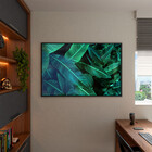 Quadro Decorativo Flores E Folhas Folhas Verdes Green Com Mol