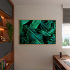 Quadro Decorativo Flores E Folhas Folhas Verdes Green Com Mol