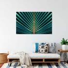 Quadro Decorativo Flores E Folhas Palm Tree - 180x120 Cm