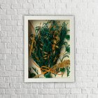 Quadro Decorativo Flores Secas Pinterest Sala 21x30