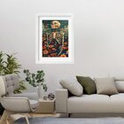 Quadro Decorativo Floresça 60x48cm Moldura Branca