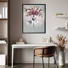 Quadro Decorativo Florido Grande 50x70